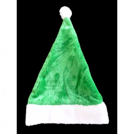 BONNET PERE NOEL VERT (x12)