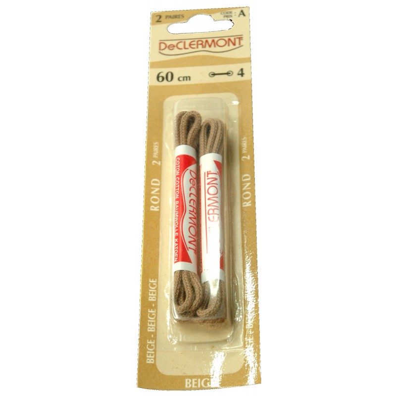 lacet rond beige