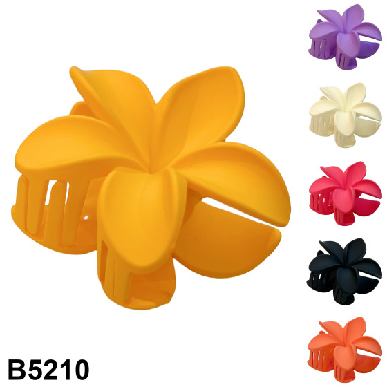 SACHET 12 PINCES FLEUR COULEUR 6COLORS