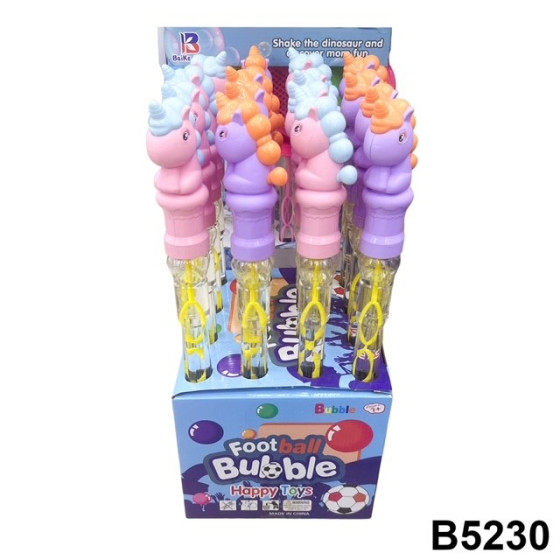 PRES 16 LICORNE BULLES PASTEL 47CM