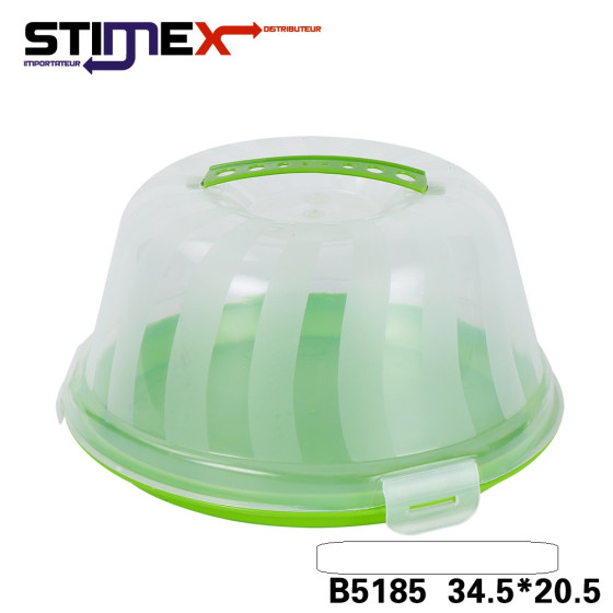 CLOCHE PLAST DOMME HAUT 34.5X20.5CM