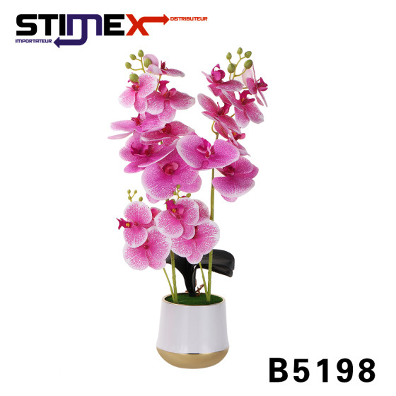 POT BICOLORE ORCHIDEE 43CM