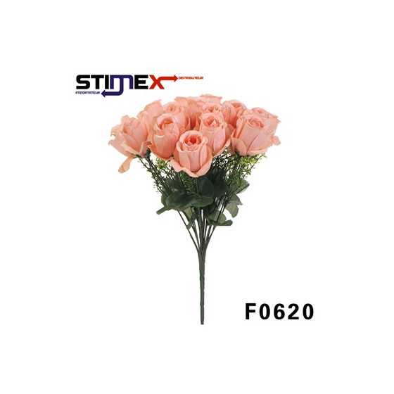 BOITE 24 BQT ROSE FLUTE 18...