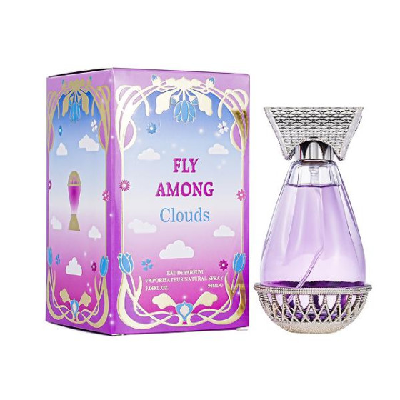 PARF FEMME FLY AMONG CLOUDS...