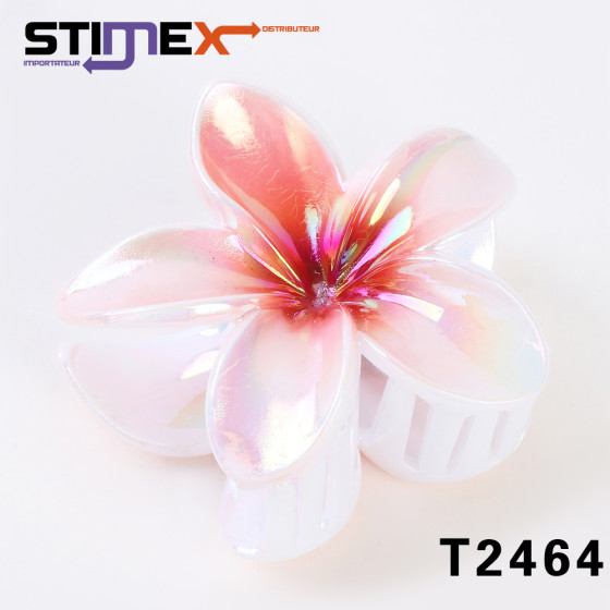 SACHET 12 PINCES ORCHIDEES COULEUR CENTREE