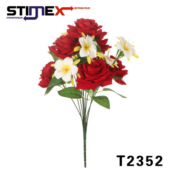 BOITE 12 BQT 24 ROSE...