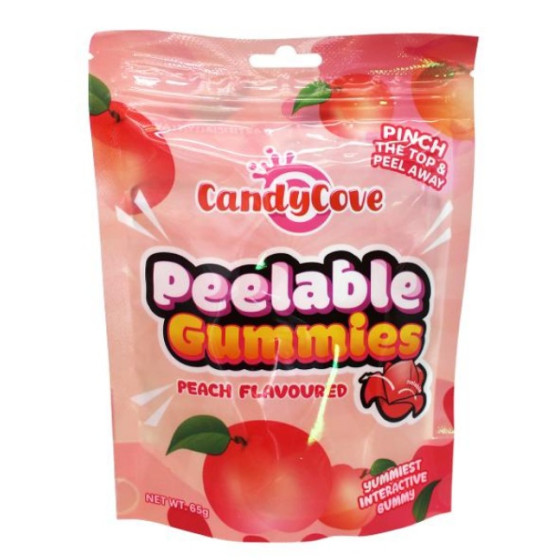 CANDYCOVE PEELABLEG PEACH 65g