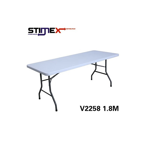 TABLE PLAST FIXE 1,8M
