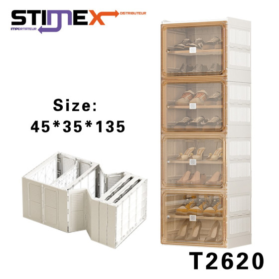 ARMOIRE PLIABLE ACCORDEON 45x35x135