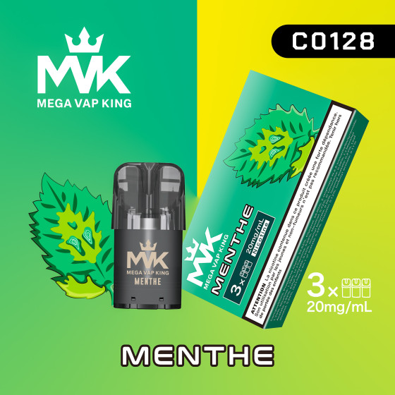 MEGA VAP KING MVK x 3 MENTHE