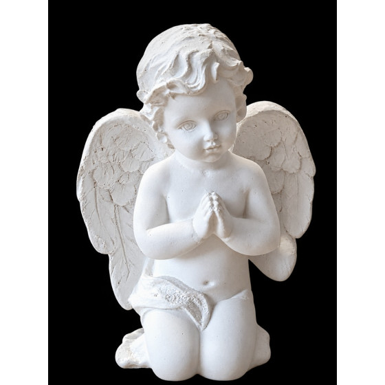 PETIT ANGE AILE SORTI 14X14CM