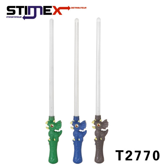 EPEE DINOSAURE LUMINEUSE 