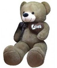 PELUCHE OURS LOVE 75CM