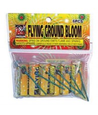 SACHET 6 TOUPIES SOL"FLYING GROUND BLOOM"-HW901