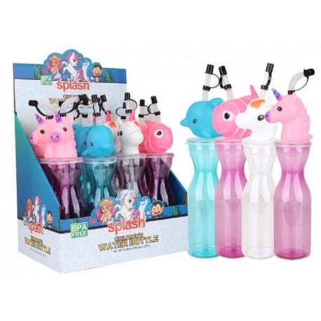 BOUTEILLE D'EAU POISSON REQUIN LICORN