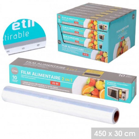 FILM ALIMENTAIRE 45M 10microns