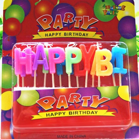 BOUGIE ANNIVERSAIRE ALPHABET C144
